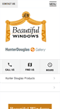 Mobile Screenshot of beautifulwindowsblinds.com